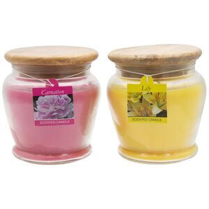 Garden Delights 12 oz. Jar Candle Set in Carnation and Lily